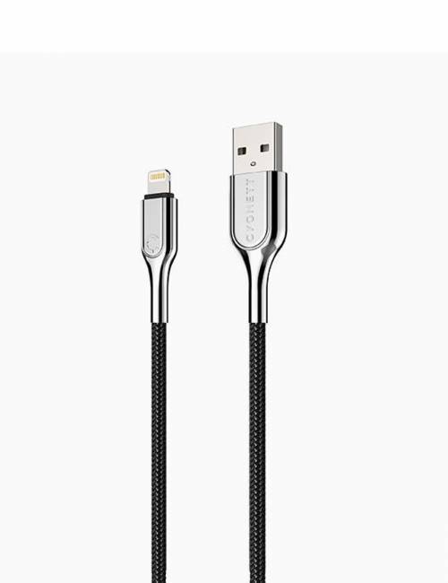 10cm Armoured Lightning to USB-A Cable