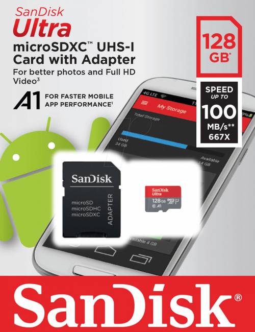 SANDISK - ULTRA microSD UHS-I CARD