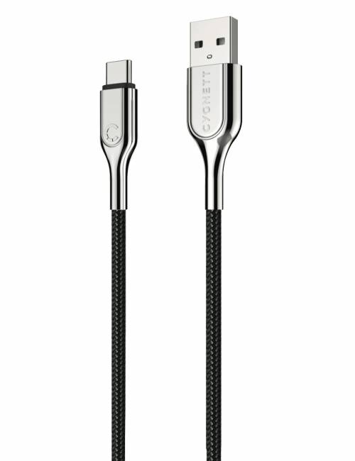 Armoured 3.1 USB-C to USB-A (3Amp/60W) Cable