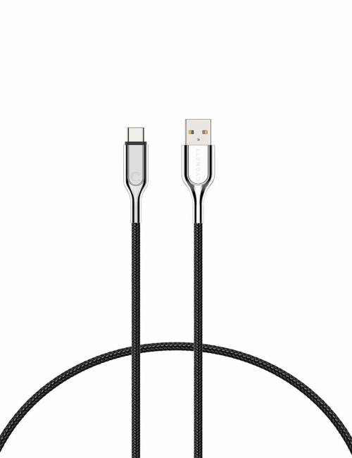 Cygnett Armoured USB-C to USB-A (USB 2.0) Cable - Black 1m