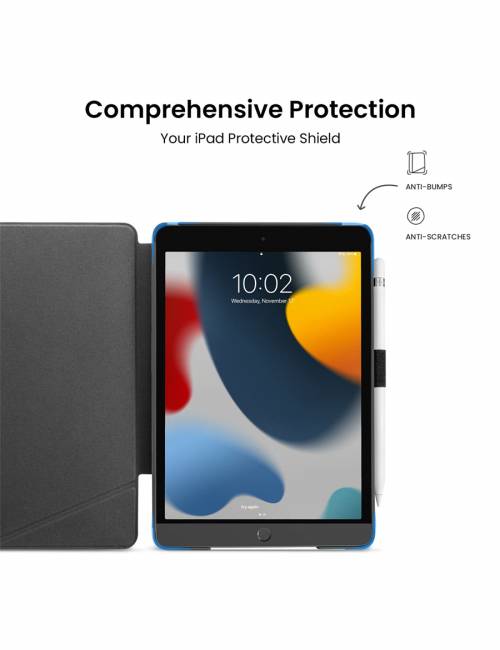B02 Vertical Case Compatible with iPad 10.2-Inch