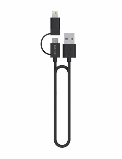 Flow 2 in 1 Micro USB and Lightning Cable