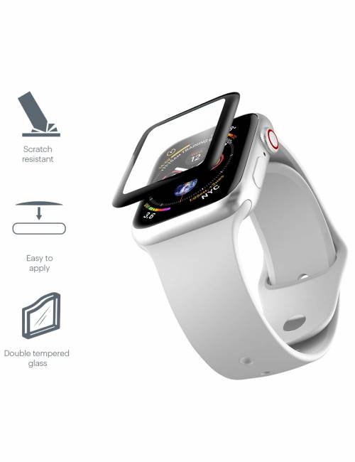 Edge-to-Edge Double Tempered Glass Screen Protector for Apple Watch 5 & 4