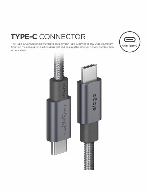 USB-C to USB-A Braided Cable