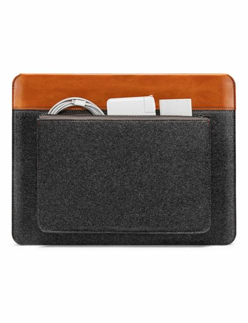16 Inch MacBook Pro Felt & PU Leather Case