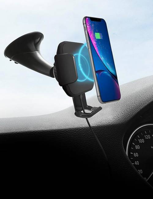 Race 10W wireless dash car charger + QC 3.0 car charger
