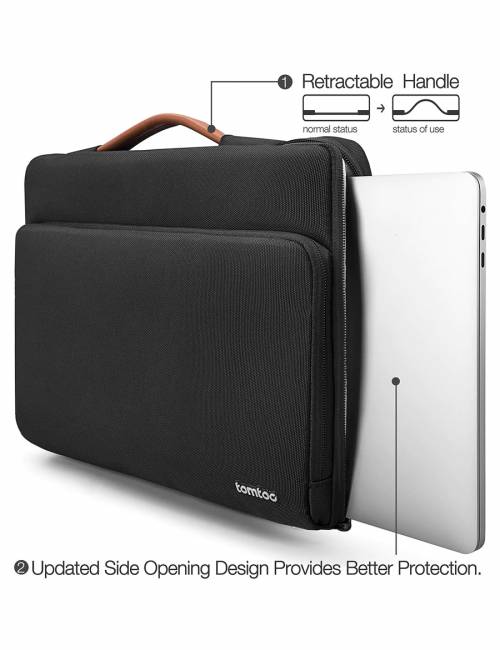 Defender-A14 Laptop Handbag For 16-inch MacBook Pro - Black