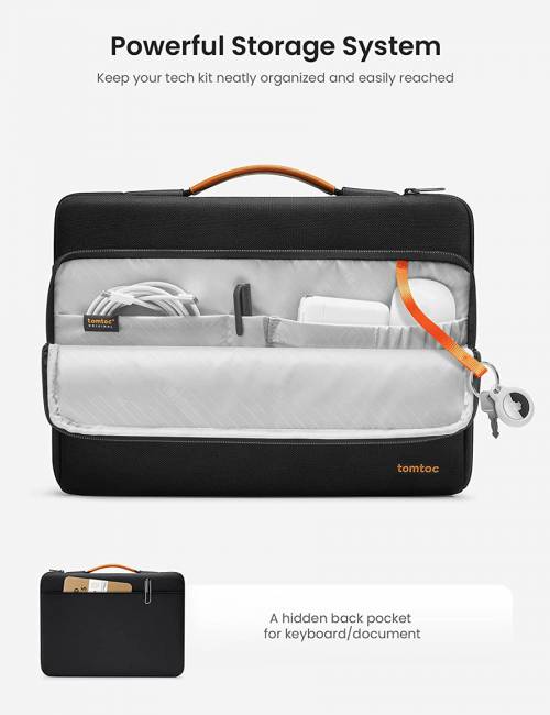 Defender-A14 Laptop Handbag - Black