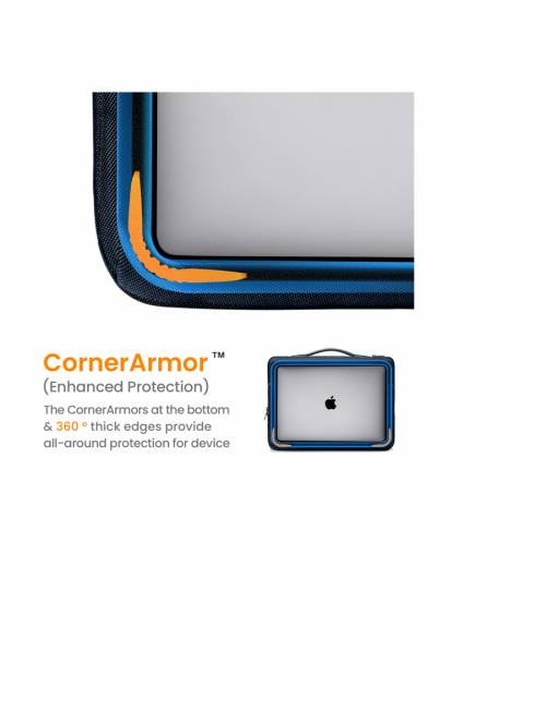 tomtoc Versatile MacBook Briefcase For 13" New MacBook Pro & Air M1 | Navy