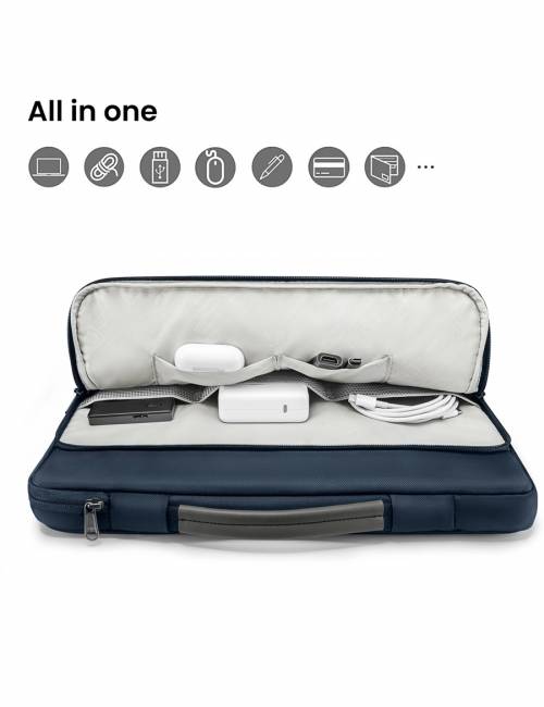 tomtoc Versatile MacBook Briefcase For 13" New MacBook Pro & Air M1 | Navy