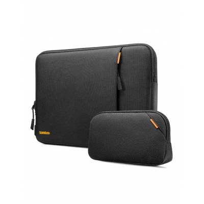 Versatile A13 Laptop Sleeve & Accessory Pouch For 14" New MacBook Pro | Black