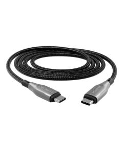 Cygnett - Armoured USB-C To USB-C (USB 2.0) Cable - Black 3m