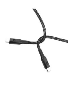 PCAB008-BK - Powerology  60W C-C 30cm V2.0 cables for Iphone - Black