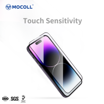 Mocoll - 2.5D Tempered Glass full cover for iPhone 16 Pro Max - Black