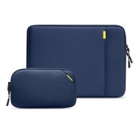 Tomtoc Defender-A13 Laptop Sleeve for 16-inch MacBook Pro, Navy Blue.