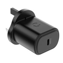 Cygnett - PowerPlus 20W USB-C PD Wall Charger UK - Black