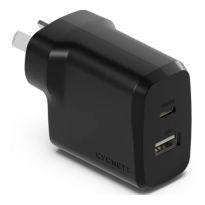 Cygnett - PowerPlus 32W USB-C Wall Charger with Dual Ports UK - Black