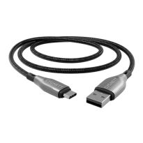 Cygnett - Armoured USB-C To USB-A (USB 2.0) Cable - Black 2m