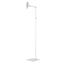 PTBS170WH Powerology Adjustable And Rotatable Tablet Stand 170cm with Metal Base - White