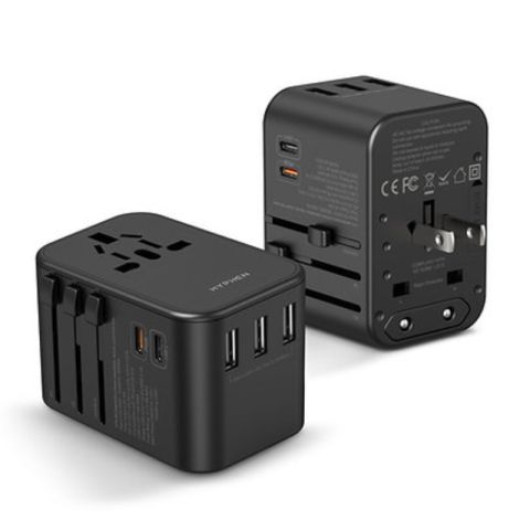 HYPHEN - CHARGE POINT Universal Travel Adaptor 35W - Black