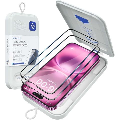 Mocoll - Lens Protector Tempered Glass for iPhone 16 / 16 Plus - Clear