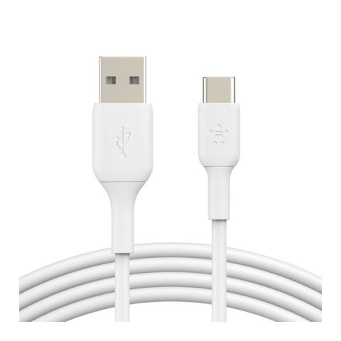 Belkin BoostCharge USB-C to USB-A Cable - White (2-Pack)