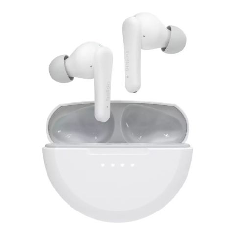 Belkin SoundForm Nano 2 Bluetooth Earbuds - White