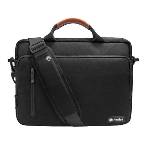 Tomtoc 15.6" Multi-Functional Laptop Messenger Bag Briefcase for 15" MacBook Pro, De