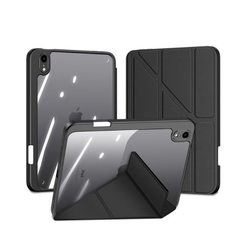 Dux Ducis Magi Apple iPad Mini 6 / 7 Cover V-Fold Book Case - Black