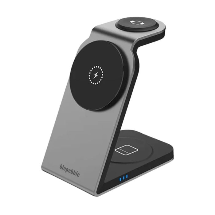 Blupebble 3-in-1 Wireless MagSafe Charging Stand