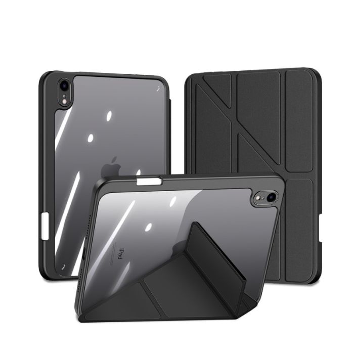 Dux Ducis Magi Apple iPad Mini 6 / 7 Cover V-Fold Book Case - Black