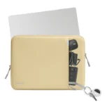 tomtoc 14 Inch Versatile 360 Protective MacBook Sleeve - Yellowish - Image 3