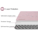 Defender A13 Laptop Sleeve (Macbook) 13" - Baby Pink - Image 5