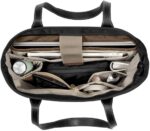 Tomtoc Tote Bag for Laptops and Essentials || Versatile-T23 12 Inch Laptop Tote Bag Black T23M1D1 ||Stylish and practical bag || Durable, water-resistant fabric || Perfect for daily commuting - Image 3