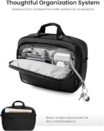 tomtoc Laptop Briefcase, 13-15.6 Inch Multi-Functional Laptop Shoulder Messenger Bag - Image 6
