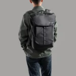 tomtoc 16 Inch Flap Laptop Backpack / Laptop Bag - Black - Image 26