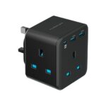 Powerology 3-Outlet Wall Socket with Fast Charging USB - Image 2