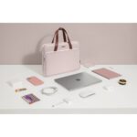 tomtoc Versatile-A12 13.5" Laptop Shoulder Bag (Pink) - Image 6