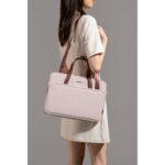 tomtoc Versatile-A12 13.5" Laptop Shoulder Bag (Pink) - Image 5
