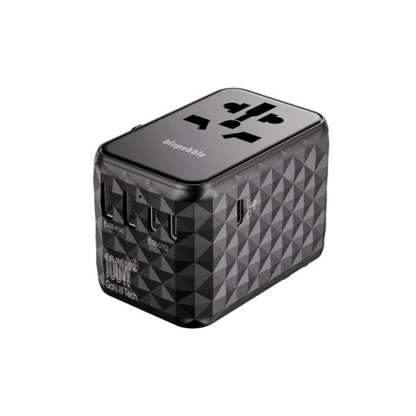 Blupebble Passport Four World Travel GaN III Tech 100W Adapter