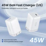 Tiny Icy Crystal Series 45W Dual-port GaN Fast Charger （US） - Image 2