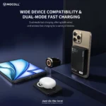 Magnetic Wireless Power Bank 20W Ultra Thin-Black - Image 9