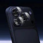 Lens Tempered Glass With Metal Frame - Blue - Image 6