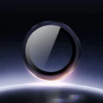 Lens Tempered Glass With Metal Frame - Blue - Image 4