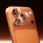 Lens Tempered Glass With Metal Frame - Orange - Image 5