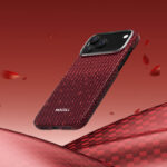 Kevlar Magnetic Circle Case ( iPhone 17 Pro Red ) - Image 2