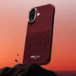 Kevlar Magnetic Circle Case ( iPhone 17 Red ) - Image 3