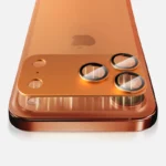 Lens Tempered Glass With Metal Frame (Integrated )- Orange - Image 5