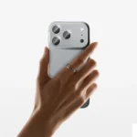 Lens Tempered Glass With Metal Frame (Integrated )- Silver - Image 3