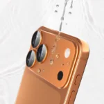 Lens Tempered Glass With Metal Frame (Integrated )- Orange - Image 6